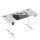 Mebel gamingowy Ultradesk LEVEL V2 (Białe) (elektryczna regulacja)
